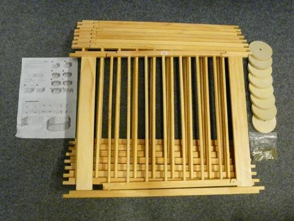 Box in legno «Baby Vivo Laufgitter klappbar 7.2m mit Tür» — foto 3 dell'alert A11/0061/16