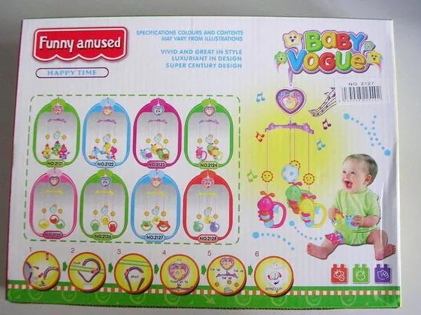 Mobile musicale per bambini «Baby Vogue» — foto 2 dell'alert A12/0594/17