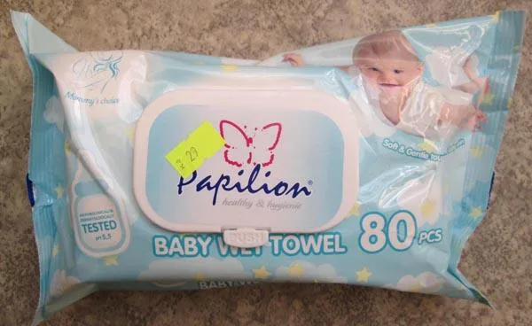 Salviette bagnate «BABY Wet towel» (Papilion)