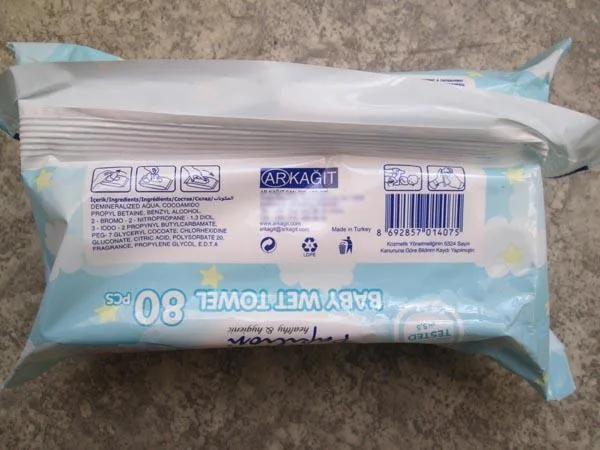 Salviette bagnate «BABY Wet towel» — foto 2 dell'alert A12/0391/15