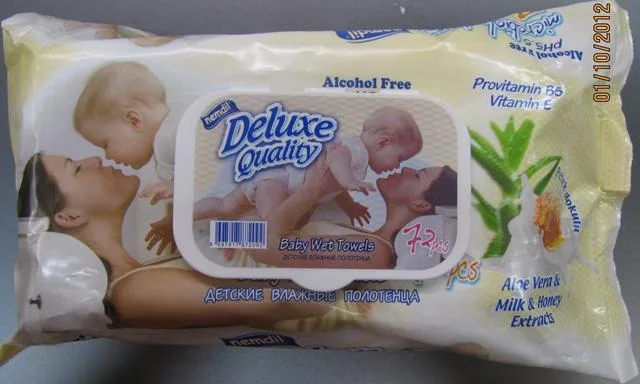 Salviette per bambini & #13; & #13; «Baby Wet Towels with lotion, Deluxe Quality» — foto 3 dell'alert A12/0126/13