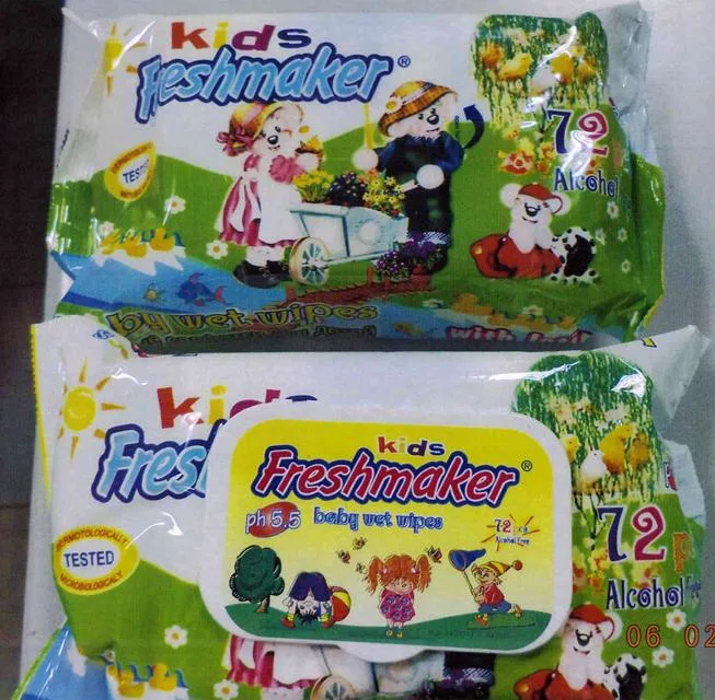 Salviette bagnate per bambini «Baby wet wipes with lotion» — foto 1 dell'alert A12/0260/13