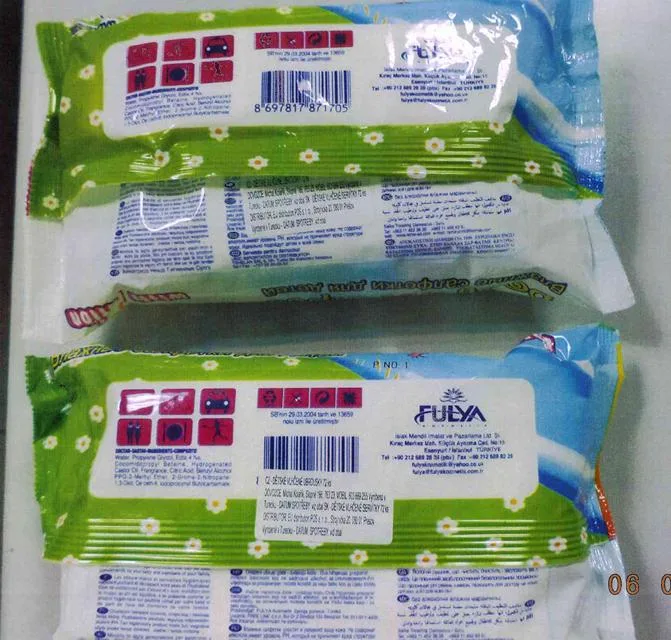 Salviette bagnate per bambini «Baby wet wipes with lotion» — foto 2 dell'alert A12/0260/13