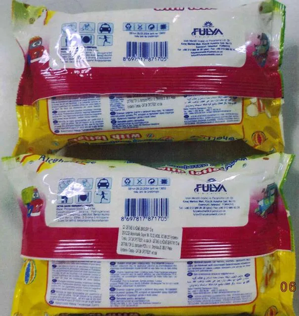 Salviette bagnate per bambini «Baby wet wipes with lotion» — foto 5 dell'alert A12/0260/13