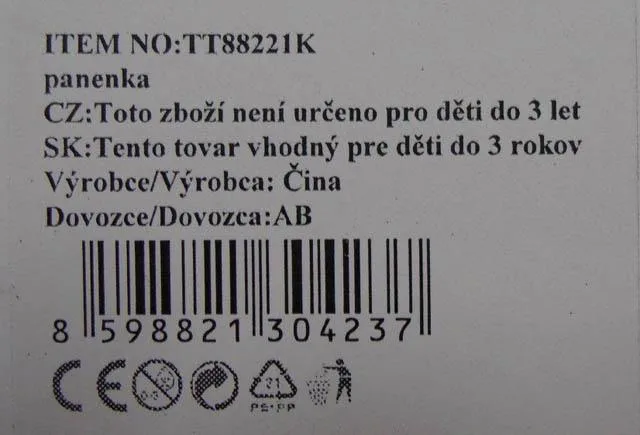Bambola di plastica «Babyz» — foto 2 dell'alert A12/0270/14