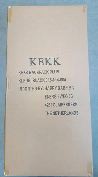 Portabambino «Backpack Plus Black» (Kekk)