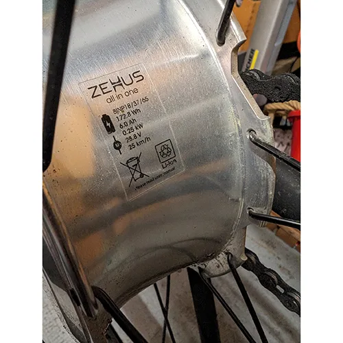Bicicletta elettrica «Backspin Zehus» — foto 7 dell'alert A12/01842/24