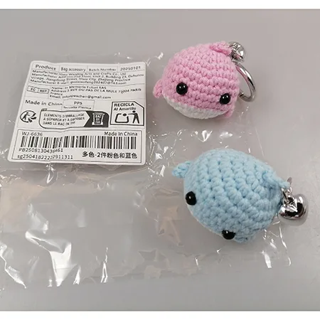 Giocattolo morbido con portachiavi «Bag accessory»