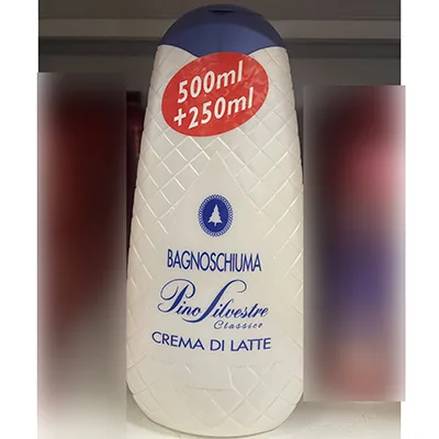 Schiuma da bagno «Bagno schiuma crema latte» (Pino Silvestre)