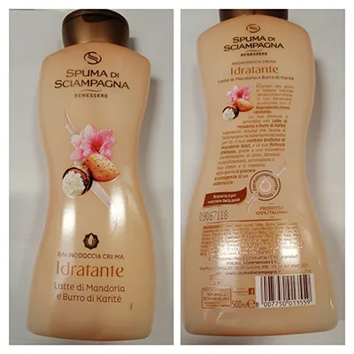 Crema doccia «BAGNODOCCIA CREMA IDRATANTE» (SPUMA DI SCIAMPAGNA)