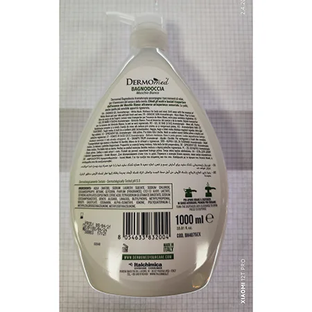 Gel doccia «BAGNODOCCIA MUSCHIO BIANCO» — foto 2 dell'alert SR/01187/26