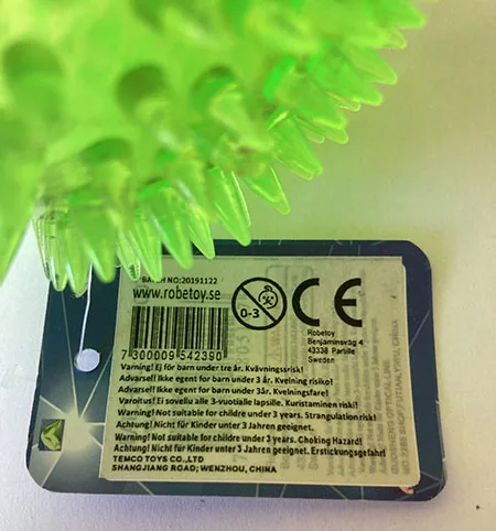 Palla di plastica con punte con luce e suono «BALL SPIKES SOUND AND LIGHT» — foto 3 dell'alert A12/01619/21