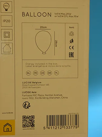 Scrivania/lampada da parete «BALLOON» — foto 2 dell'alert A12/01776/20