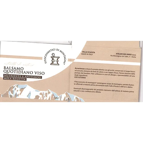 Crema viso «Balsamo quotidiano viso» — foto 6 dell'alert SR/03870/25