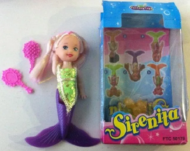 Bambola con dolci "Sirenita" &amp; #13; &amp; #13; (Fantasy Toys)