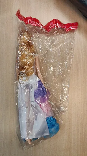 Bambola di plastica