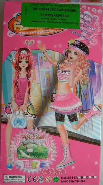 Bambola di plastica "Angel Fashion Vogue Style (Fashon St