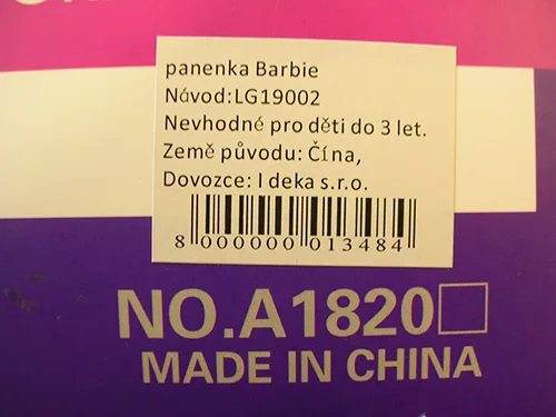 Bambola di plastica — foto 7 dell'alert A12/00089/21