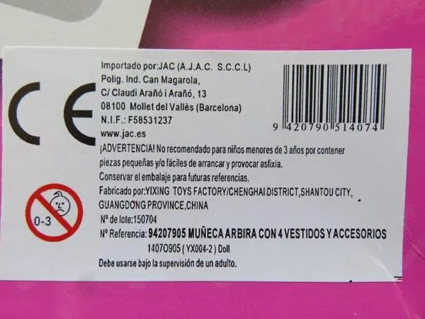 Bambola di plastica — foto 2 dell'alert A12/1738/15