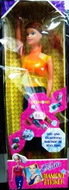 Bambola di plastica – Katie Diamond Sticker Doll (Ddi)