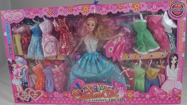 Bambola e accessori set "My Fashion Trends" &amp; #13; &amp; #13; (Pop Charm Girl)