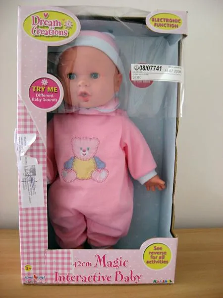 Bambola interattiva – Magic Interactive Baby – 42 cm (Dream Creation)