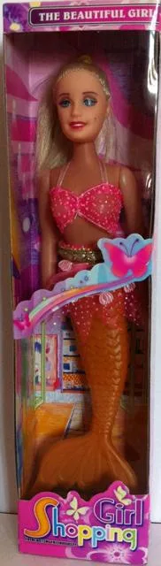 Bambola sirena "Shopping Girl" &amp; #13; &amp; #13; &amp; #13;