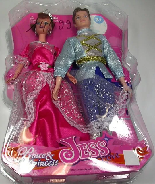 Bambole di plastica "Jess Prince &amp; Princess set di bambole (Unknown)