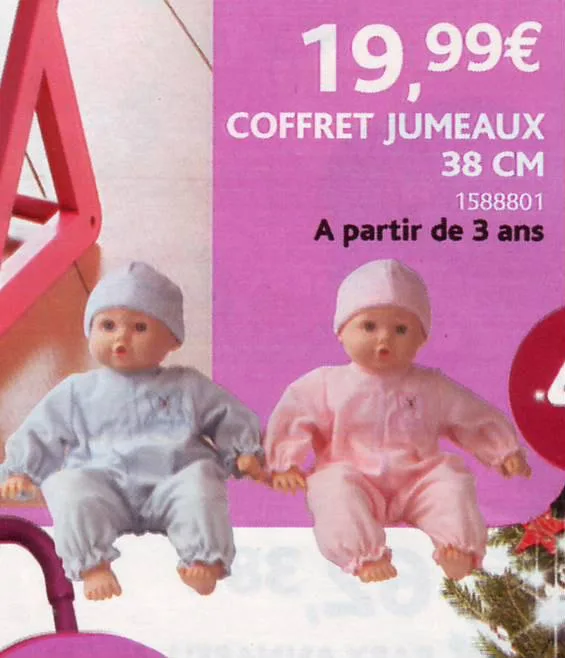 Bambole gemelle in scatola da 38 cm (Coffret jumeaux) (Unknown)
