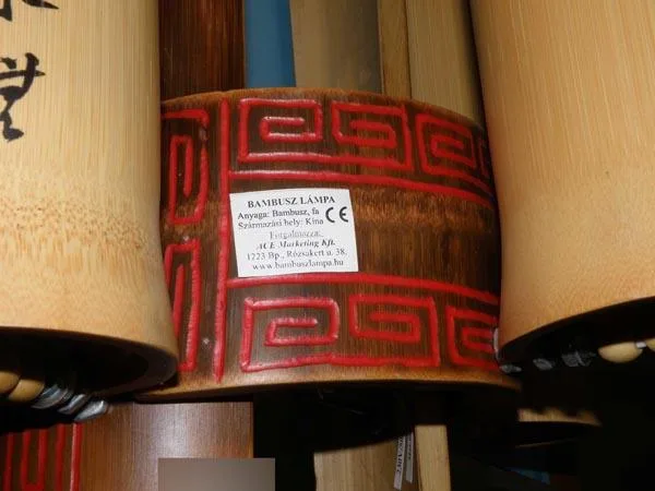 Lampada da parete «BAMBUSZ LÁMPA» — foto 2 dell'alert A12/1688/16