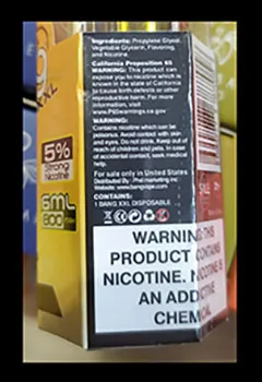 Sigaretta elettronica usa e getta «bang XXL, 2000 puffs, 50 mg/ml (5%) 6 ml volume» — foto 3 dell'alert A12/00039/23