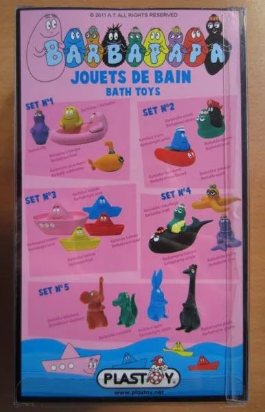 Giocattoli da bagno «Barbapapa» (Plastoy)