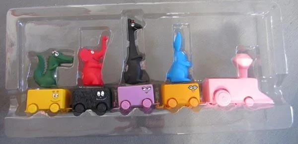 Treno giocattolo «Barbatrain - Barbapapa» (Plastoy)