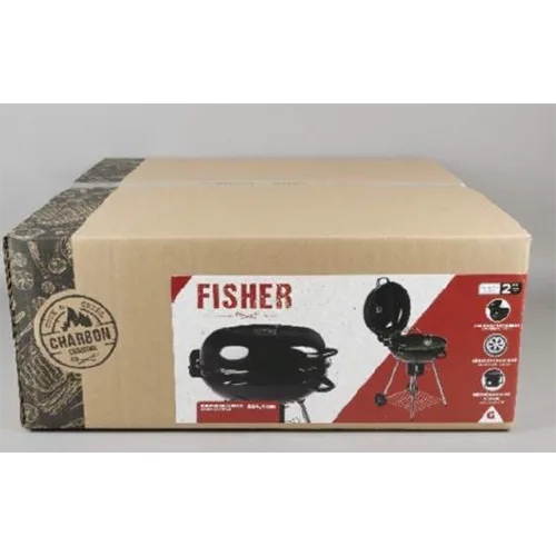 Barbecue a carbone «BARBECUE BOULE CHARCOAL FISHER» (GIFI Diffusion SAS)