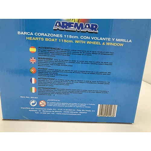 Imbarcazione giocattolo gonfiabile «Barca Corazones» — foto 3 dell'alert SR/03433/25