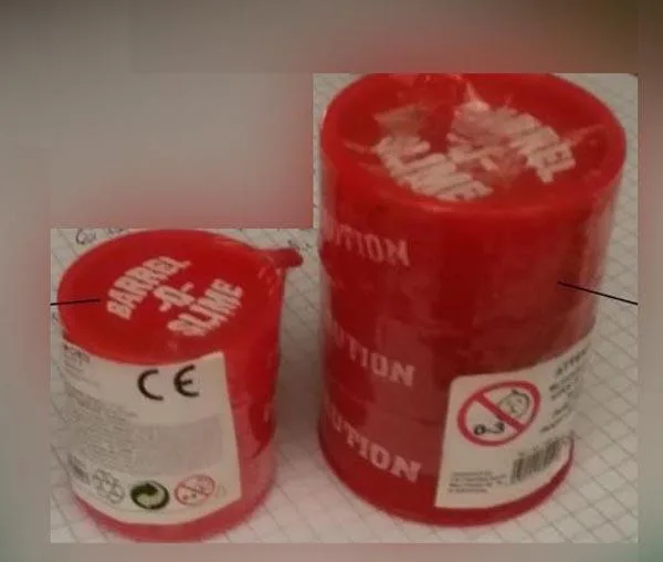 Melma del giocattolo «Barrel-O-Slime» (C&amp;T Handels)