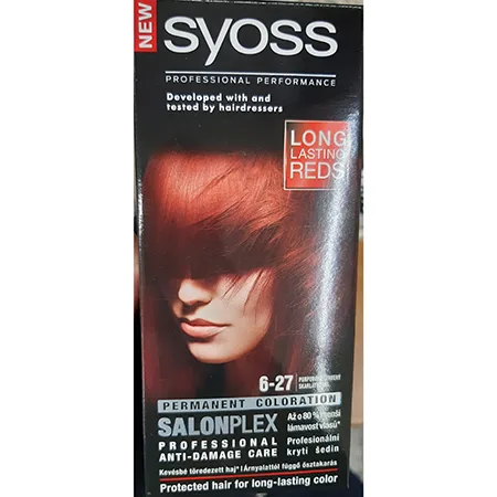 Tintura per capelli «BARVA NA VLASY SYOSS 6-27» — foto 1 dell'alert A12/00719/24