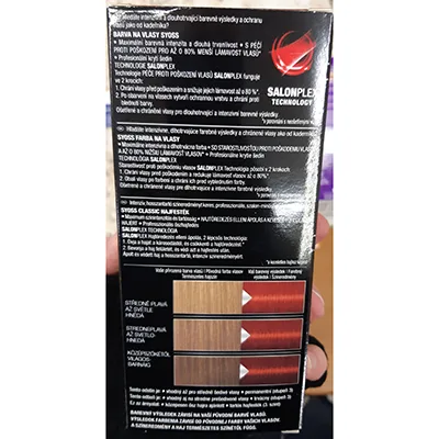 Tintura per capelli «BARVA NA VLASY SYOSS 6-27» — foto 3 dell'alert A12/00719/24