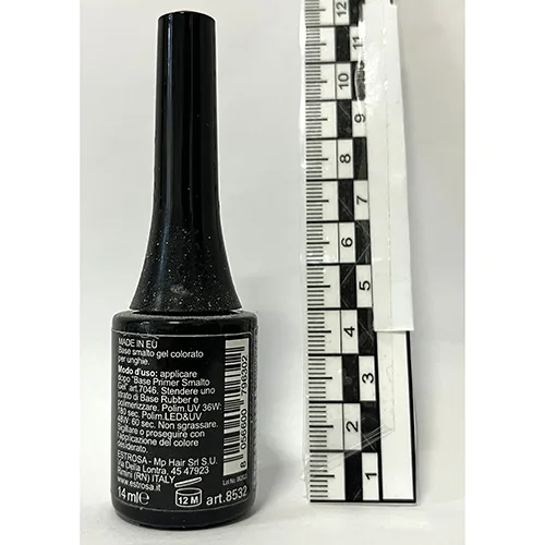 Smalto per unghie in gel «Base Rubber - Glitter Pink» — foto 2 dell'alert SR/01664/26