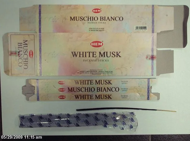 Bastoncini di incenso – Muschio Bianco (HEM)