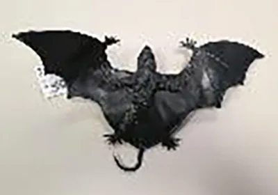 Giocattolo di plastica «Bat large black PVC Flaggermus stor svart PVC» — foto 3 dell'alert A12/00164/22