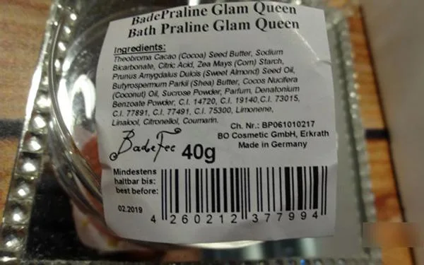 Sapone da bagno «Bath Praline Glam Queen» — foto 2 dell'alert A12/0972/18