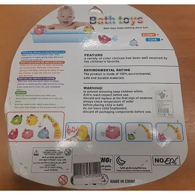 Set di giocattoli da bagno in plastica «Bath toys» — foto 2 dell'alert A12/01125/24