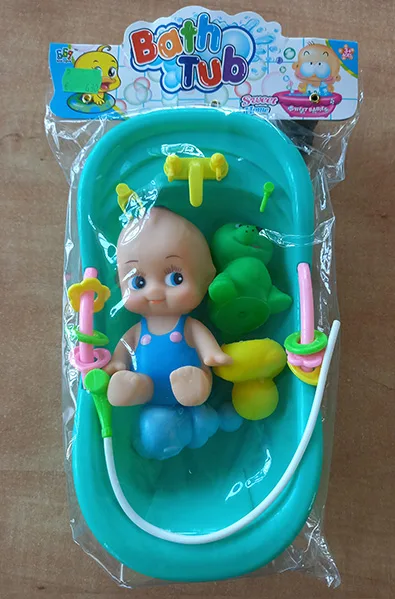 Giocattolo in plastica con accessori «Bath with doll "Bath tub"» (669 toys)