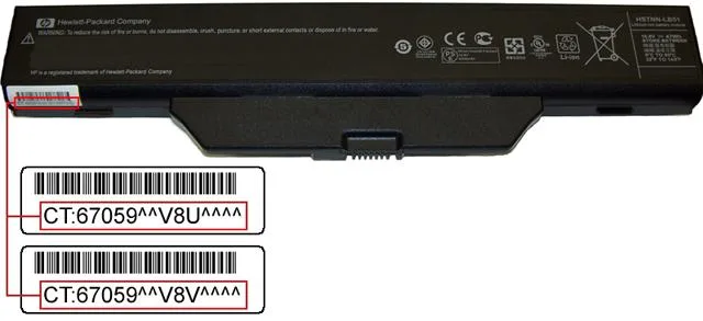 Batteria agli ioni di litio (Hewlett-Packard and Compaq)