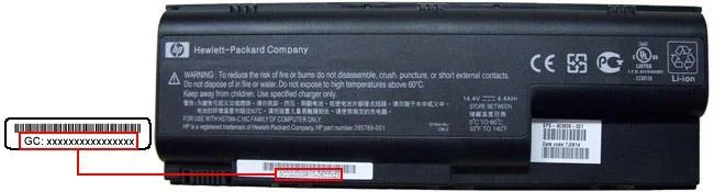 Batterie ricaricabili agli ioni di litio utilizzati con i computer portatili Hewlett-Packard e Compaq — foto 3 dell'alert 1384/08
