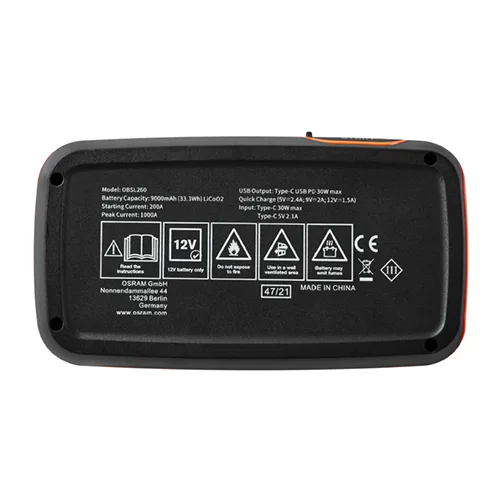 Avviamento rapido di carica «BATTERYstart 260» — foto 2 dell'alert A12/00735/24