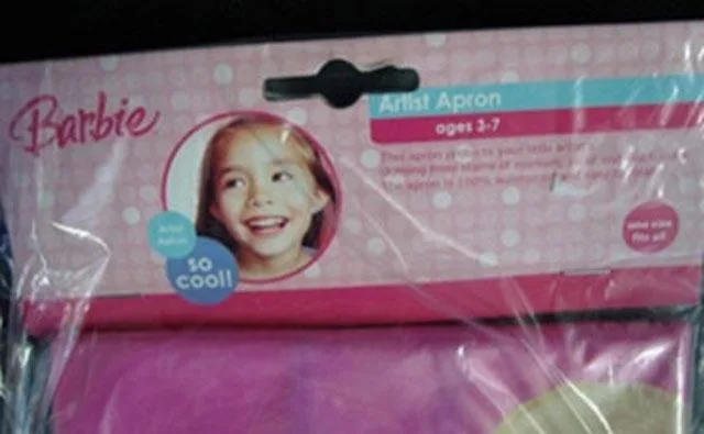 Bavaglino – Barbie – Grembiuli Artisti (Mattel)