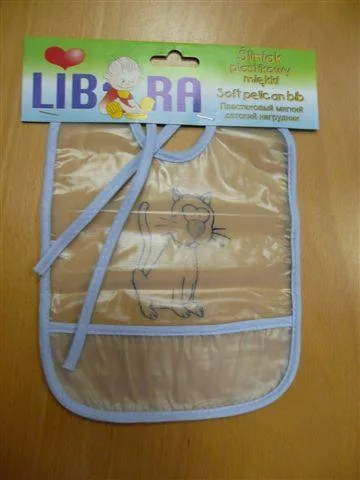 Bavaglino del bambino "Morbido pettorale pellicano" (LIBRA)