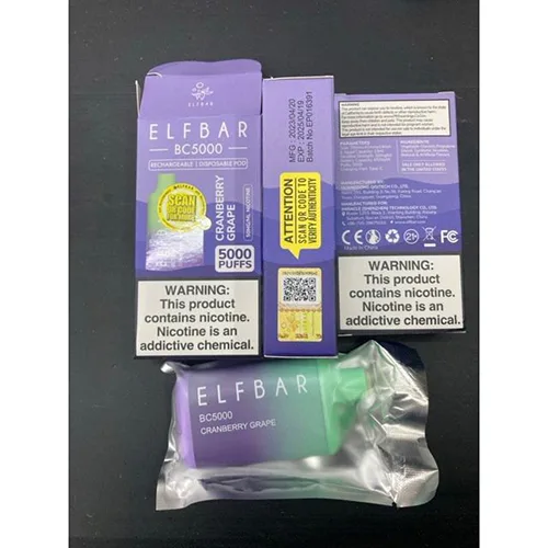 Sigaretta elettronica usa e getta «BC5000» — foto 4 dell'alert A12/00872/24
